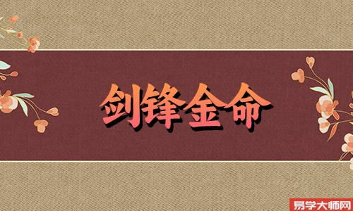 算命先生：剑锋金命精讲