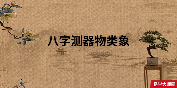 八字测器物类象
