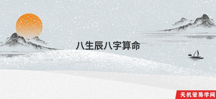 八生辰八字算命