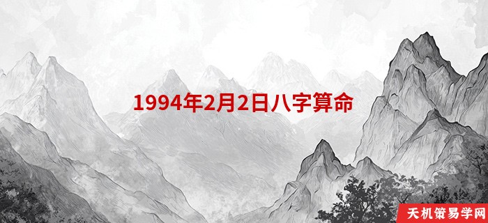 1994年2月2日八字算命