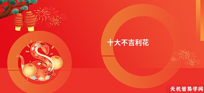 十大不吉利花
