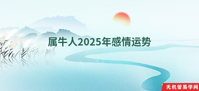 属牛人2025年感情运势