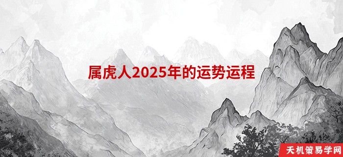 属虎人2025年的运势运程