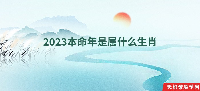 2023本命年是属什么生肖