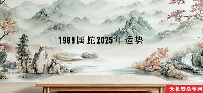 1989属蛇2025年运势
