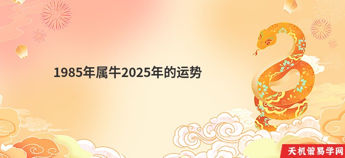 1985年属牛2025年的运势