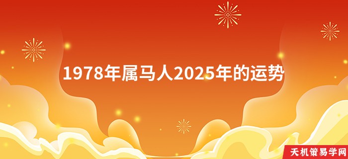 1978年属马人2025年的运势