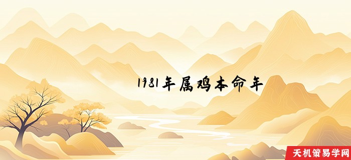 1981年属鸡本命年