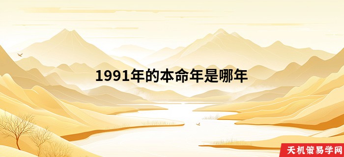 1991年的本命年是哪年