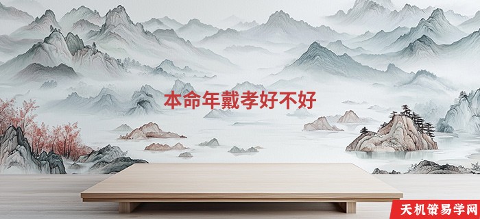 本命年戴孝好不好