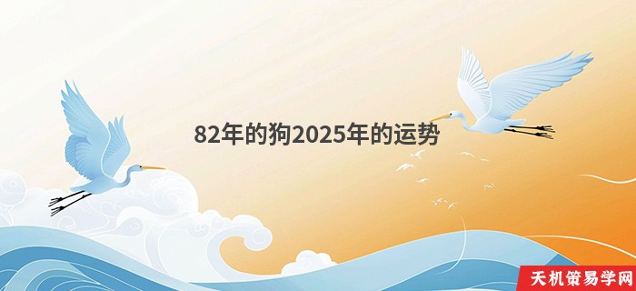 82年的狗2025年的运势
