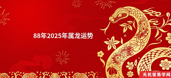 88年2025年属龙运势