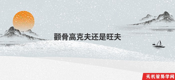 颧骨高克夫还是旺夫