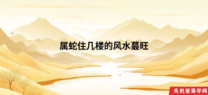 属蛇住几楼的风水蕞旺