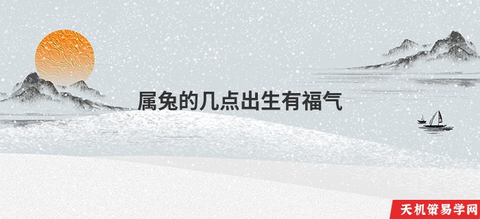属兔的几点出生有福气