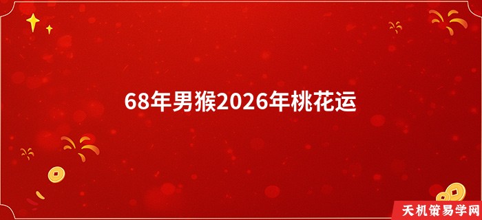 68年男猴2026年桃花运