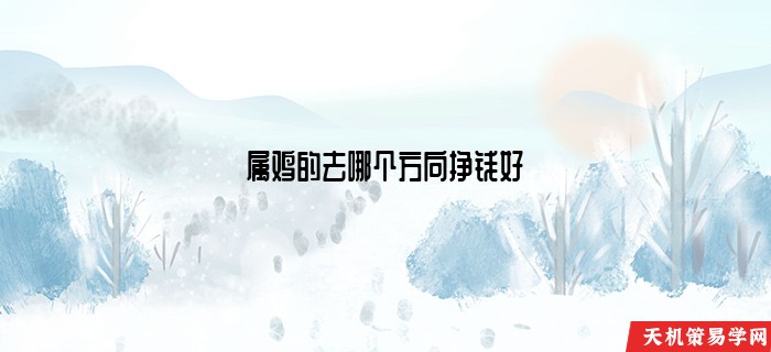 属鸡的去哪个方向挣钱好