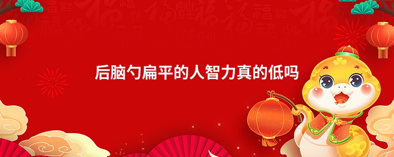 后脑勺扁平的人智力真的低吗