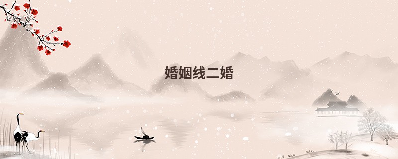 婚姻线二婚
