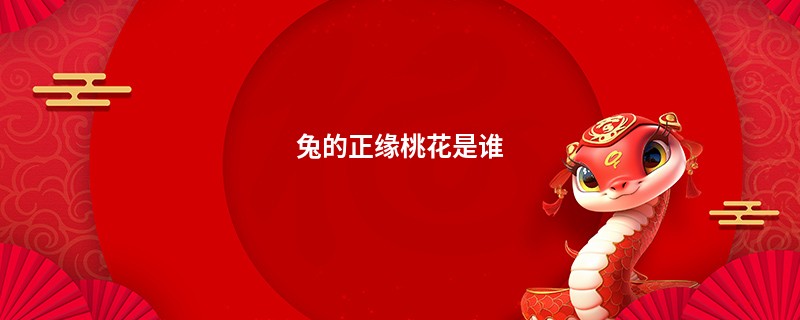 兔的正缘桃花是谁