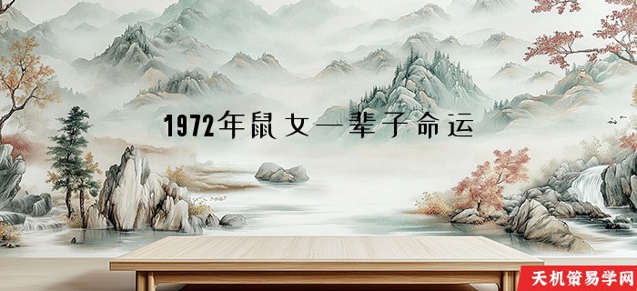 1972年鼠女一辈子命运