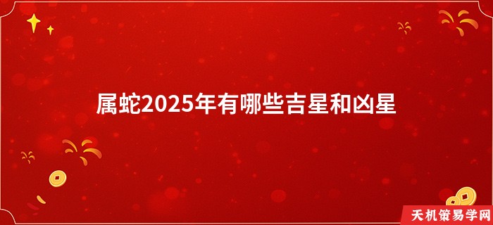属蛇2025年有哪些吉星和凶星