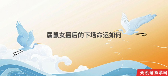 属鼠女蕞后的下场命运如何