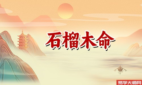 石榴木命蕞佳配偶